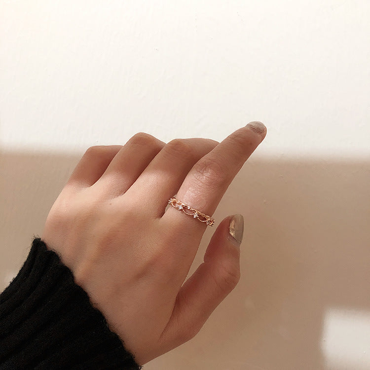 Korean Dongdaemun 1990 Style Adjustable Ring for Women
