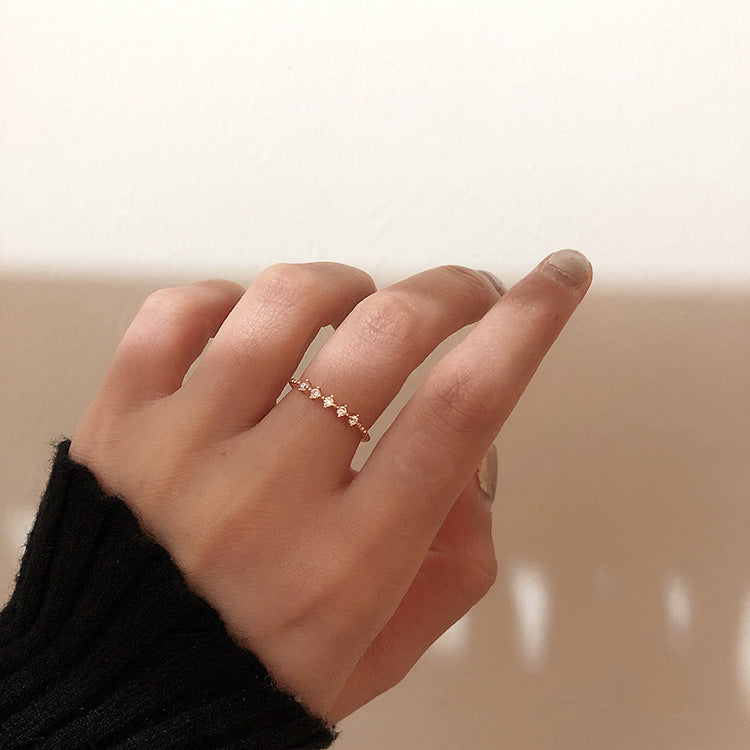 Korean Dongdaemun 1990 Style Adjustable Ring for Women