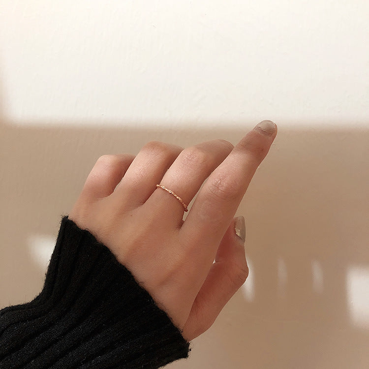 Korean Dongdaemun 1990 Style Adjustable Ring for Women