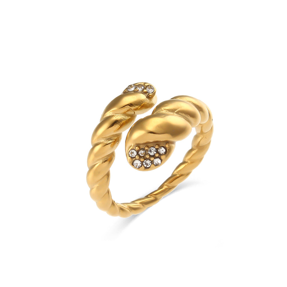 Personalized Stainless Steel Trendy Fashion Ring