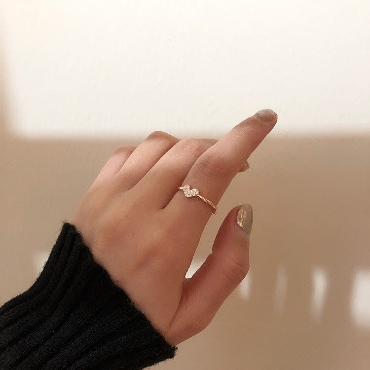 Korean Dongdaemun 1990 Style Adjustable Ring for Women